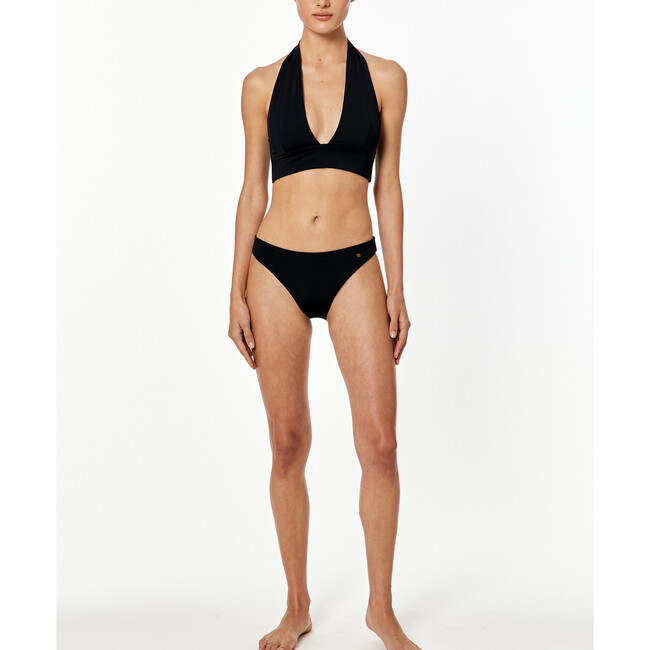 Women's Rhodes Classic Bikini Bottom, Black/Mocha - Two Pieces - 2