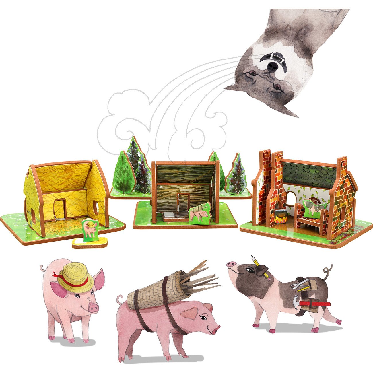 Storytime toys three little sales pigs