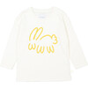Running Dogs Sweatshirt, Bunny t-shirt and Breton Stripes Joggers, Cream - Mixed Apparel Set - 5