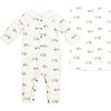 Sausage Dogs Playsuit and Blanket, Cream - Mixed Accessories Set - 1 - thumbnail