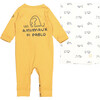 Picasso Playsuit and Blanket, Yellow - Mixed Accessories Set - 1 - thumbnail