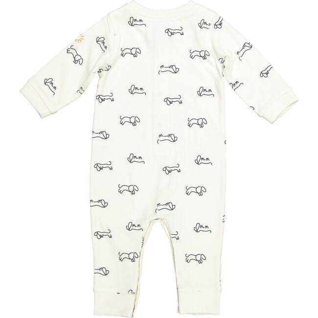 Sausage Dogs Playsuit and Blanket, Cream - Mixed Accessories Set - 4