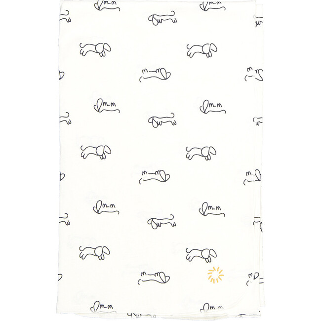 Sausage Dogs Playsuit and Blanket, Cream - Mixed Accessories Set - 5
