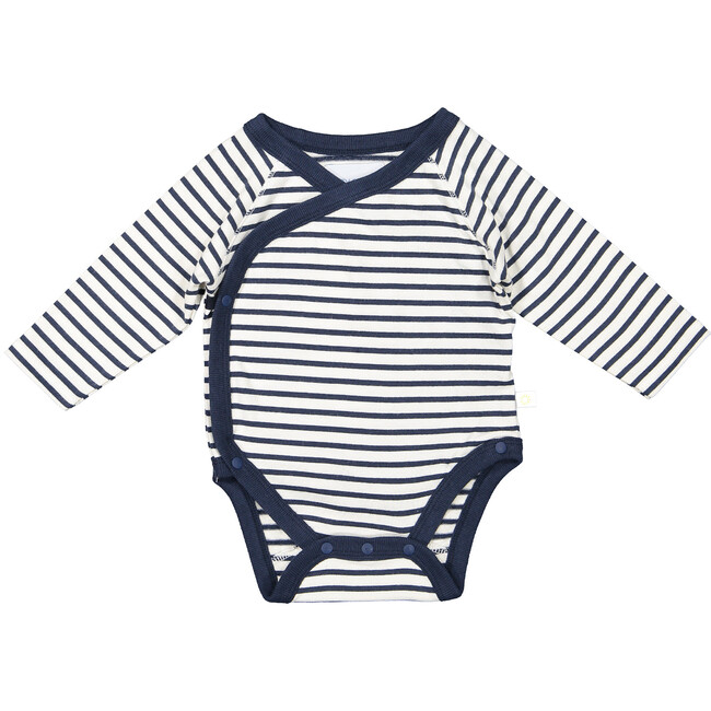Pack Bodysuits, Cream and Navy - Onesies - 4