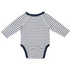 Pack Bodysuits, Cream and Navy - Onesies - 5