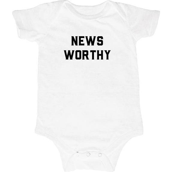 Newsworthy Bodysuit, White