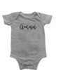 Grateful Bodysuit, Light Grey - Onesies - 1 - thumbnail