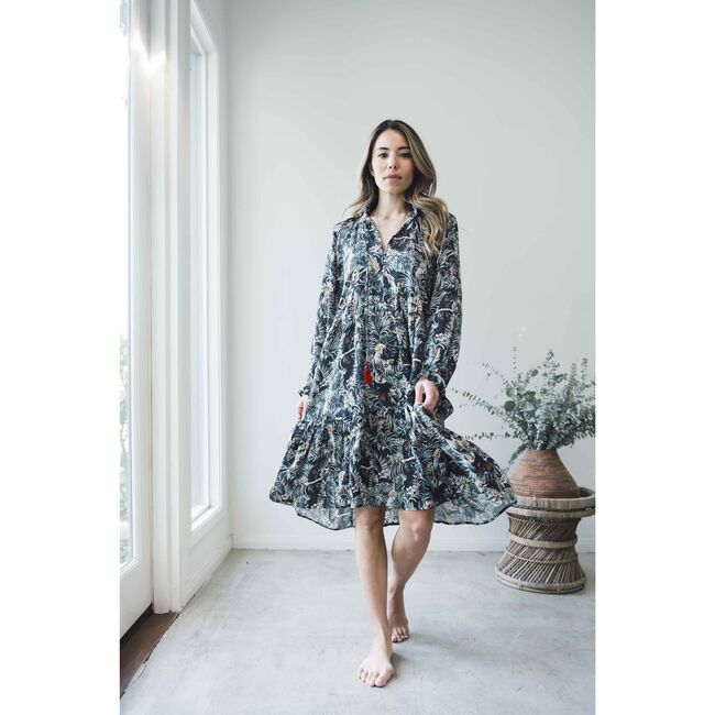 Women's Sienna Midi, Small Birds - Dresses - 4