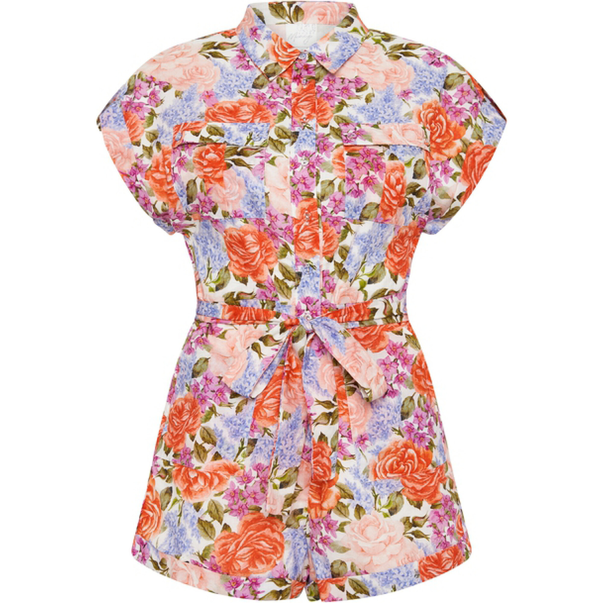 Women's Azalea Romper, Floral - Dresses - 1