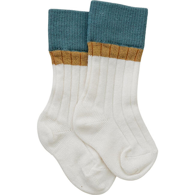 Britt Knee High, Cream - Socks - 1