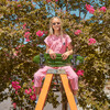 Simone Jumpsuit, Crystal Rose Pink - Jumpsuits - 4