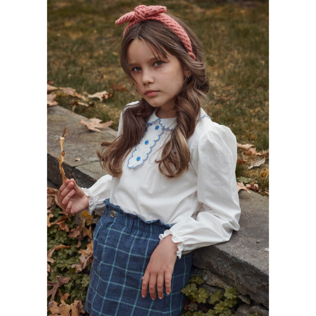 Paperbag Skirt, Moonlight Blue - Skirts - 2