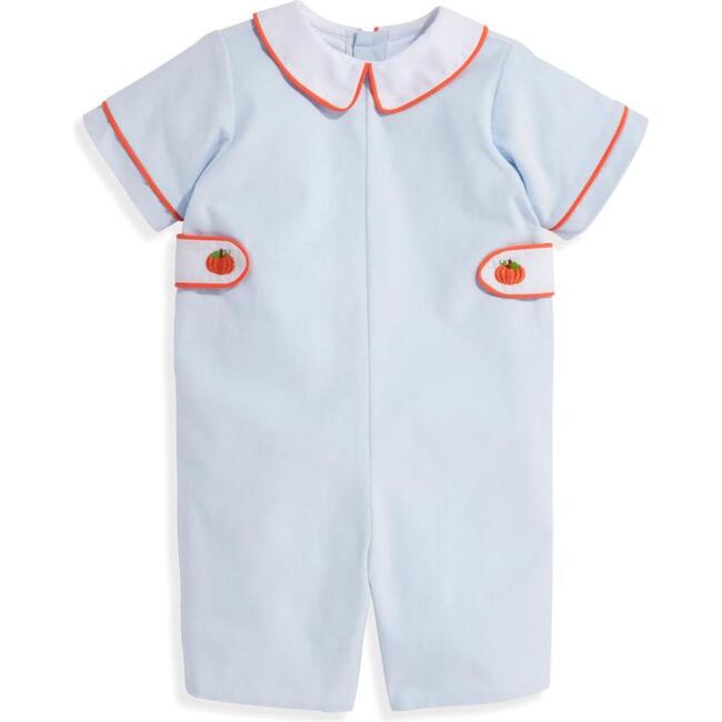 Collared Romper, Cloud - Rompers - 1