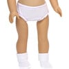 18" Doll - 10 Hangers, 1 Pink Hairbrush, 1 pair Print Undies & 1 pair Ankle Sock, Hot Pink - Doll Accessories - 2