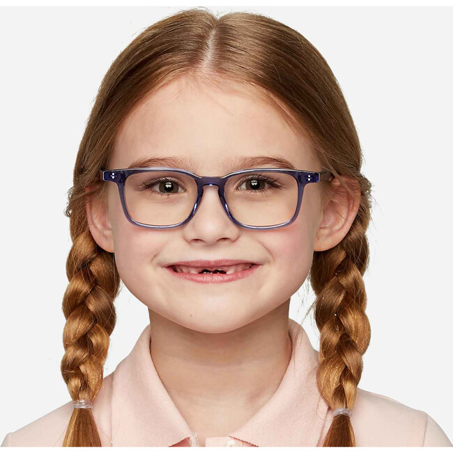 Kids Nash Glasses, Aquamarine - Blue Light Glasses - 7