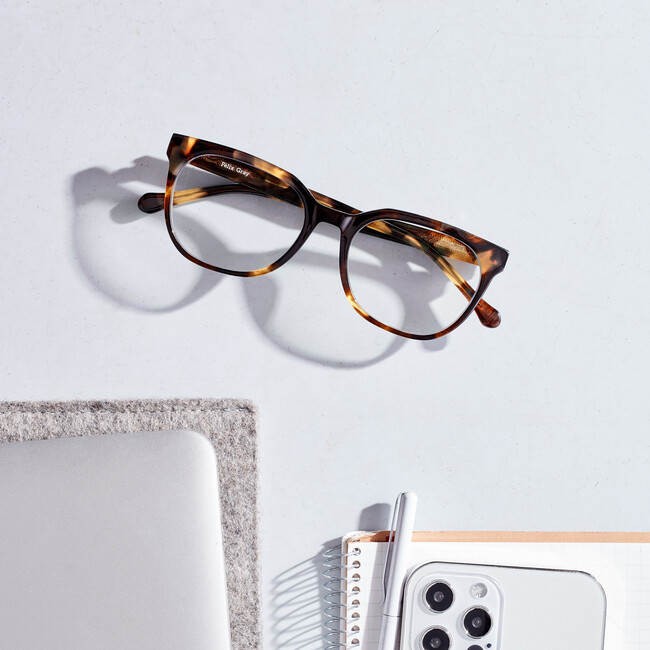 Adult Kelvin, Whiskey Tortoise - Blue Light Glasses - 6