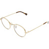 Adult Hamilton Glasses, Gold - Blue Light Glasses - 2