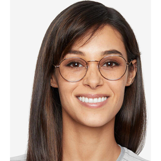 Adult Hamilton Glasses, Gold - Blue Light Glasses - 5