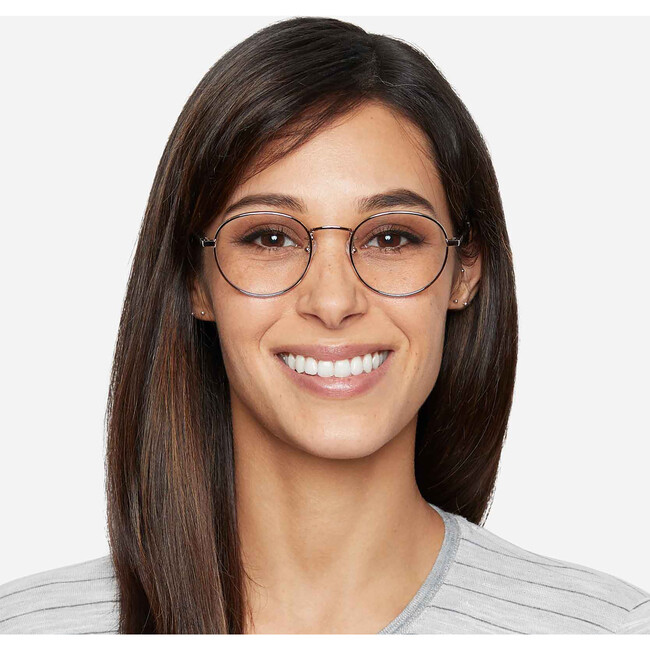 Adult Hamilton Glasses, Silver - Blue Light Glasses - 5