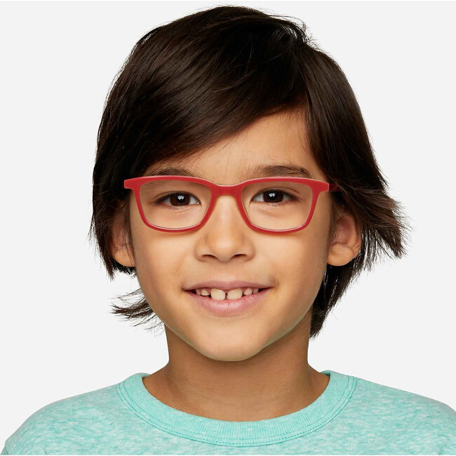 Kids Faraday Glasses, Ruby Red - Blue Light Glasses - 6