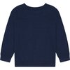 Graphic Print Sweater, Navy - Sweaters - 2