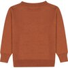 Graphic Print Sweater, Brown - Sweaters - 3