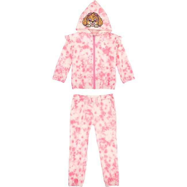 Andy & Evan x PAW Patrol Tie Dye Sweat Set, Pink