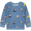 Andy & Evan x PAW Patrol Vehicles All Over Sweat Set, Blue - Sweaters - 4 - thumbnail