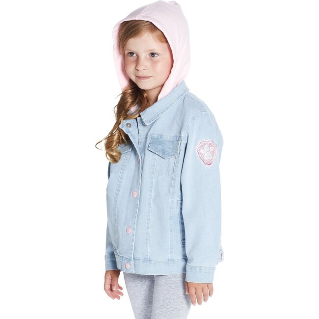 Andy & Evan x PAW Patrol Sequin Denim Jacket, Light Blue - Jackets - 5
