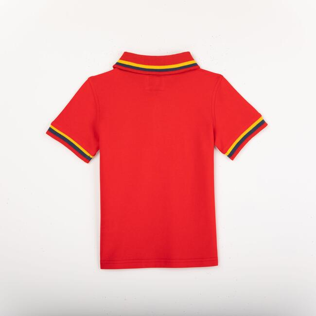 Andy & Evan x PAW Patrol Pique Polo, Red - Polo Shirts - 3