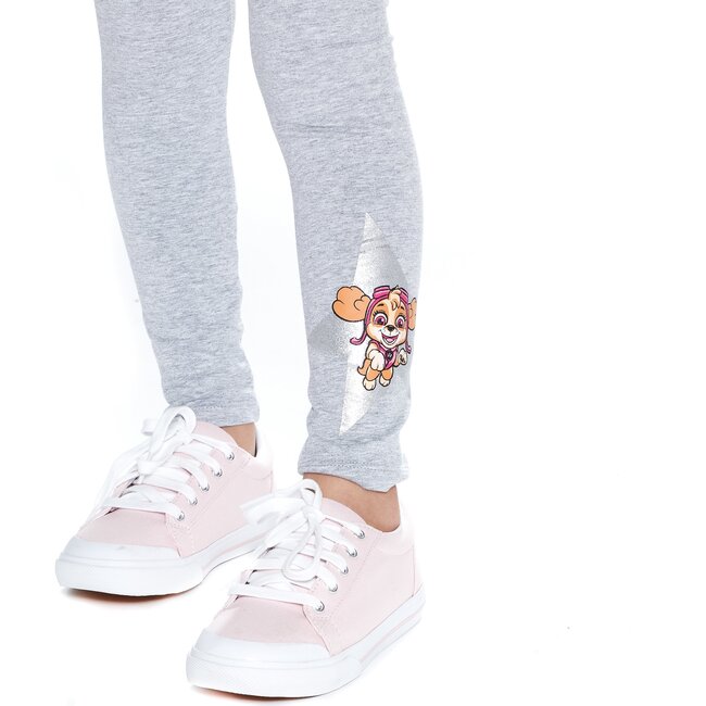 Andy & Evan x PAW Patrol Sparkle Star Legging, Grey - Pants - 4