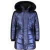 Long Bubble Coat, Blue - Jackets - 1 - thumbnail