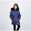 Long Bubble Coat, Blue - Jackets - 2