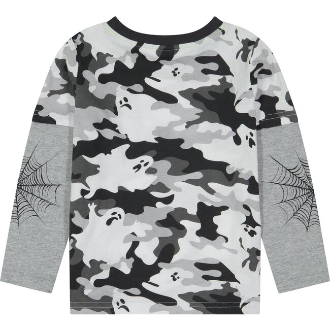 Ghost Camo Tee, Grey - Tees - 3