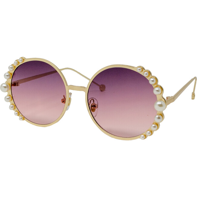 Round Pearl Sunglasses - Sunglasses - 1