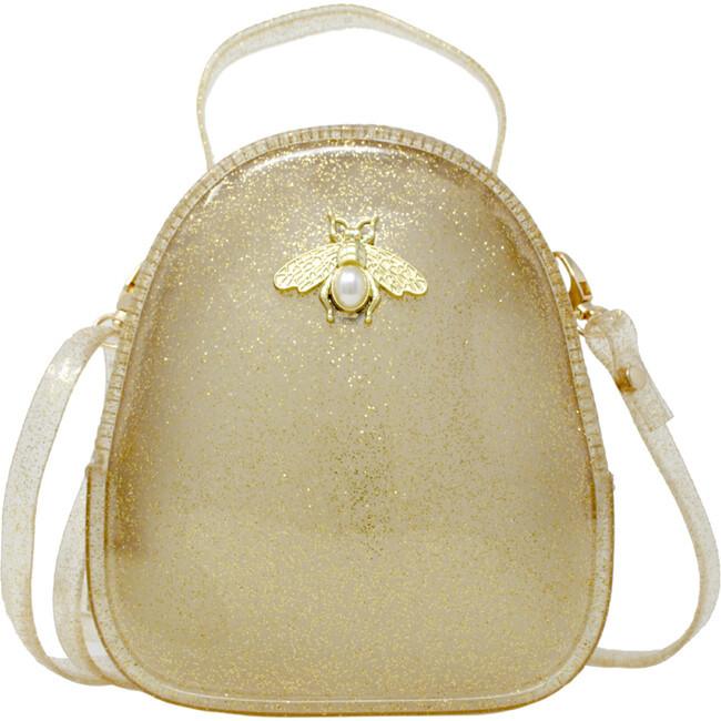 Jelly Bee Crossbody Handbag, Gold