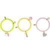 Bright Unicorn Disk Bead Bracelet Set - Bracelets - 1 - thumbnail