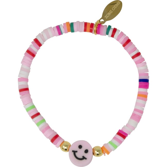 Happy Face Disk Bead Bracelet Set - Bracelets - 3