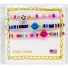 Happy Face Disk Bead Bracelet Set - Bracelets - 5