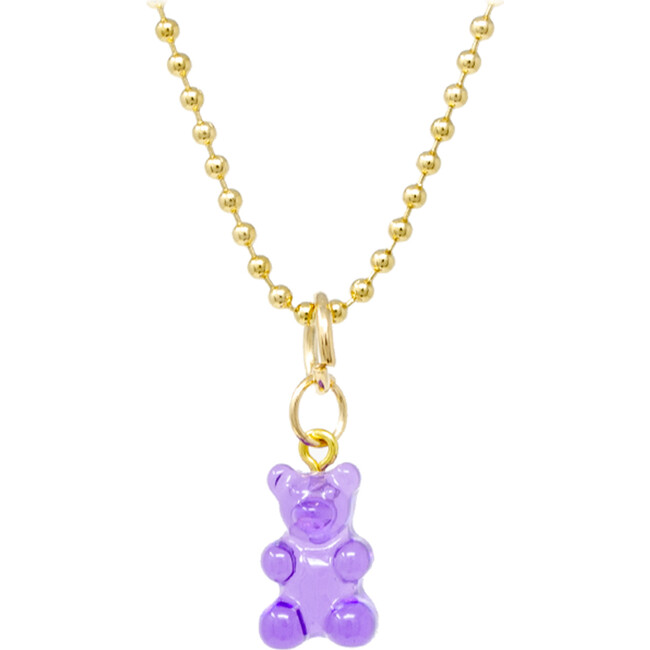 Gummy Bear Necklace, Purple