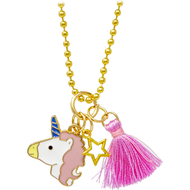 Unicorn, Tassel and Star Necklace - Necklaces - 1