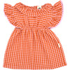 Mini Nora Jumper Skirt, Apricot - Skirts - 1 - thumbnail