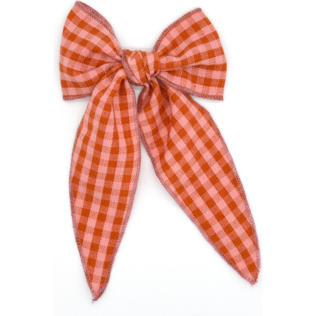 Folklore Large Bow, Apricot - Hair Accessories - 1