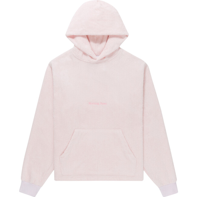 Adult Terry Towel Hooded Sweatshirt, Marshmallow Pink