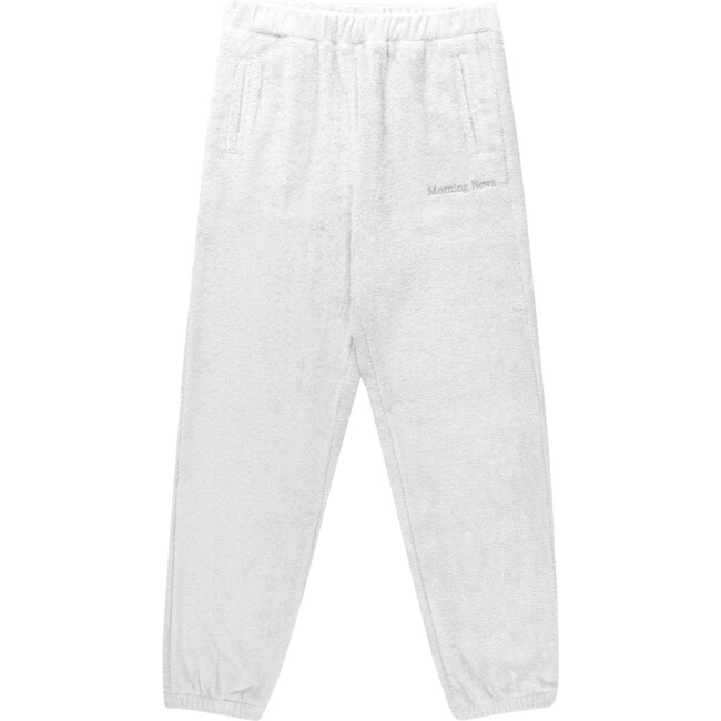 Women's Classic Terry Joggers, Fluff White