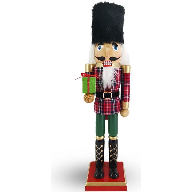 Christmas Nutcracker, Red/Green Plaid