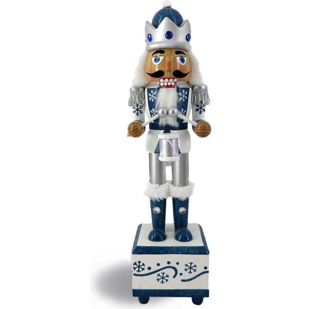 Snow Fantasy Music Box Nutcracker, Blue - Nutcracker Ballet Gifts