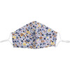 Floral Check Mask Bundle, Blue & Purple - Face Masks - 2
