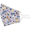 Floral Check Mask Bundle, Blue & Purple - Face Masks - 3