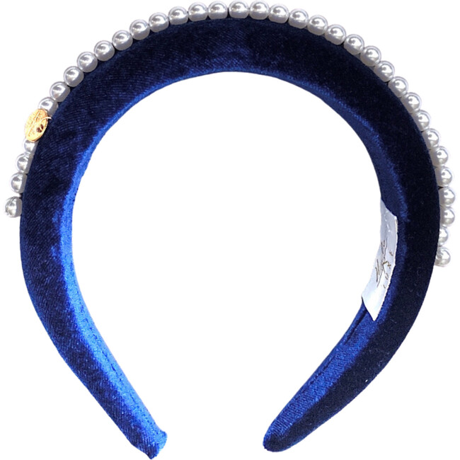 Amelia Headband, Navy - Hair Accessories - 1